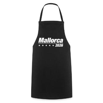 Mallorca 2026 Mallorca Holiday - Cooking Apron - black - Front - AI Model Male 185 dark (185cm)
