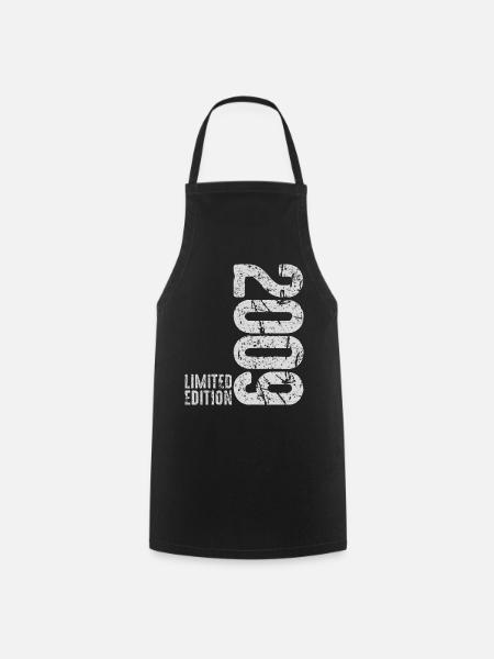 17th Birthday Boy Girl 17 Years 2009 Funny - Cooking Apron - black