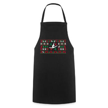 Gymnastics Gift Women - Gymnastics Christmas Gymnasti - Tablier de cuisine - noir - Devant - AI Model Male 185 dark (185cm)