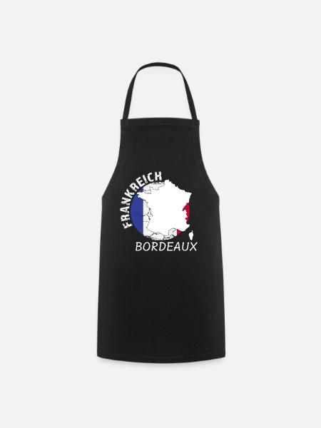Bordeaux - Kochschürze - Schwarz