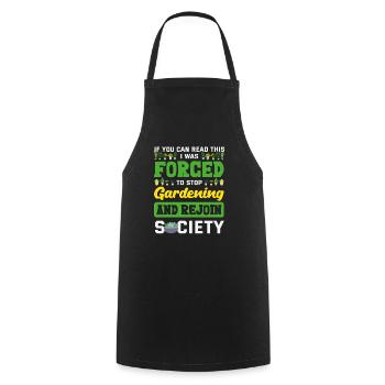 Garden & Plant Lovers Gifts - Cooking Apron - black - Front - AI Model Male 185 dark (185cm)