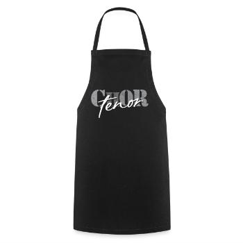 Chorus Tenor - Cooking Apron - black - Front - AI Model Male 185 dark (185cm)