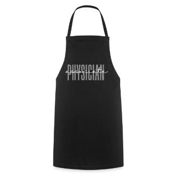 Physician Associate PA Student Grade Future  - Cooking Apron - black - Front - AI Model Male 185 dark (185cm)