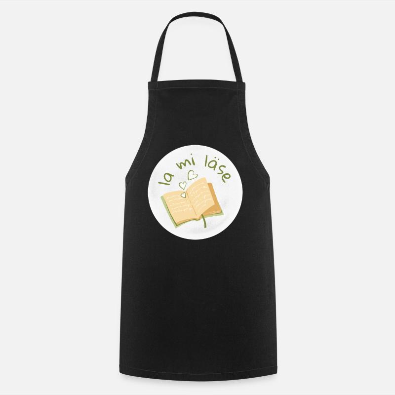 la mi läse - Cooking Apron - black