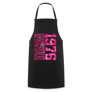 ÉDITION LIMITÉE 1976 50 ANS DE PINK 50E ANNIVERSAIRE - Tablier de cuisine - noir - Devant - AI Model Male 185 dark (185cm)