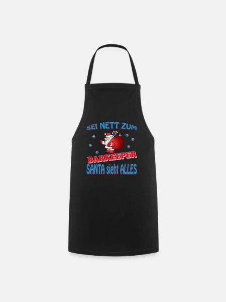 SANTA BARKEEPER - Kochschürze - Schwarz