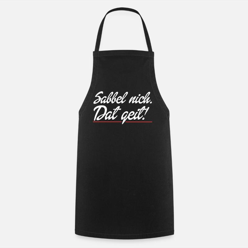 that works - Cooking Apron - black