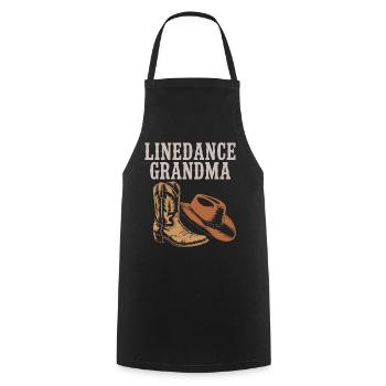 Line Dance Grandma Boots - Kochschürze - Schwarz - Vorne - AI Model Male 185 dark (185cm)
