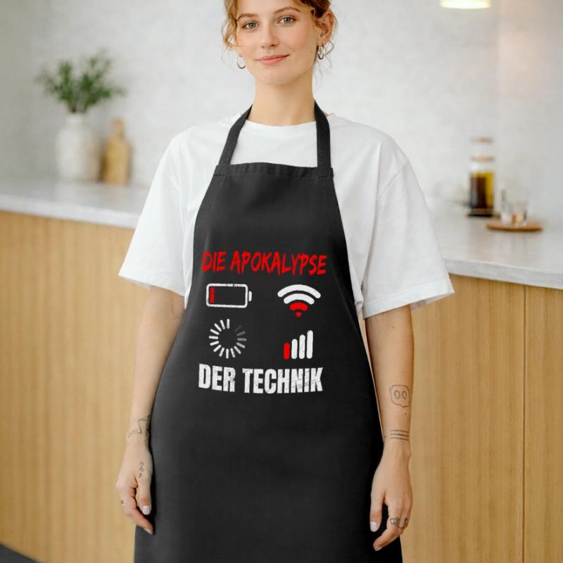 Coder L’APOCALYPSE DE LA TECHNOLOGIE DRÔLE Tablier de cuisine
