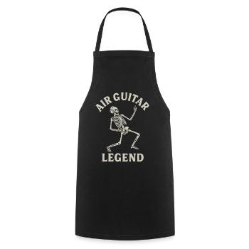 Luftgitarre Air Guitar - Tablier de cuisine - noir - Devant - AI Model Male 185 dark (185cm)