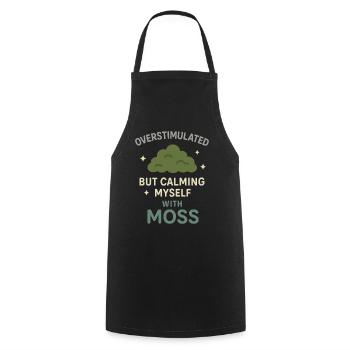 Neurodivergent introvert - Cooking Apron - black - Front - AI Model Male 185 dark (185cm)