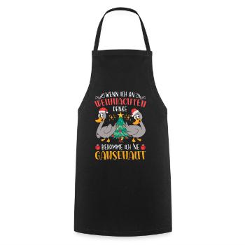 Christmas Christmas Gifts - Cooking Apron - black - Front - AI Model Male 185 dark (185cm)