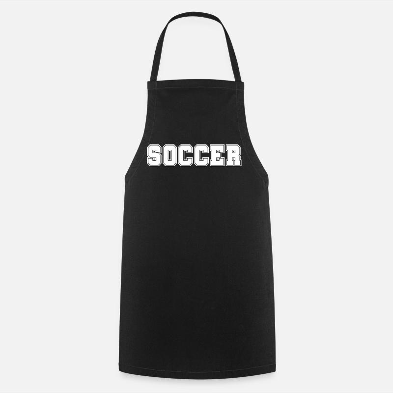 Soccer Bold - Cooking Apron - black