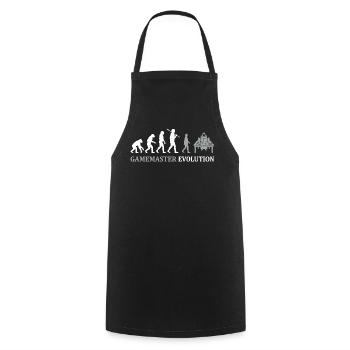 Gamemaster Evolution – Conception de jeux de rôle sur table - Tablier de cuisine - noir - Devant - AI Model Male 185 dark (185cm)