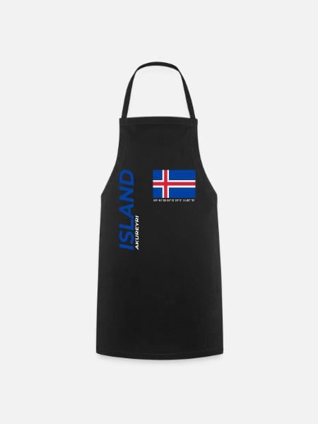 Akureyri - Kochschürze - Schwarz