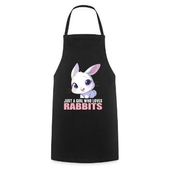 Lapin Lapin - Tablier de cuisine - noir - Devant - AI Model Male 185 dark (185cm)