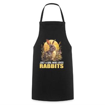 Lapin Lapin - Tablier de cuisine - noir - Devant - AI Model Male 185 dark (185cm)