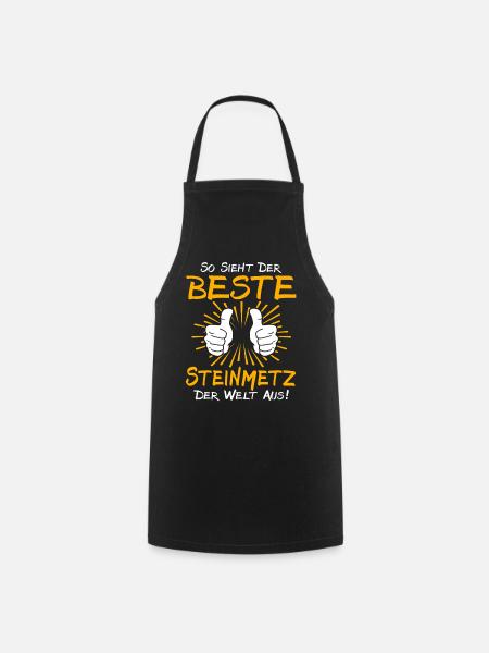 Steinmetz Geschenkidee - Kochschürze - Schwarz