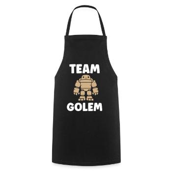 Team golem - Cooking Apron - black - Front - AI Model Male 185 dark (185cm)