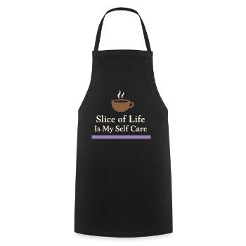 Anime introvert Weeb couch potato - Cooking Apron - black - Front - AI Model Male 185 dark (185cm)
