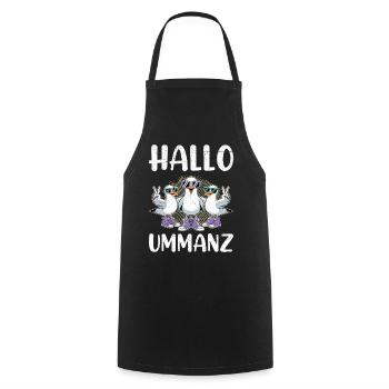 Île de la mer Baltique UMMANZ BONJOUR UMMANZ Drôle - Tablier de cuisine - noir - Devant - AI Model Male 185 dark (185cm)