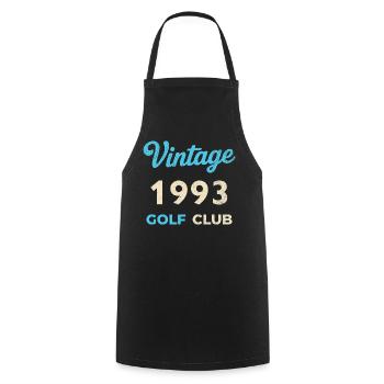 Vintage 1993 Golf Club Retro Geburtsjahr Geschenk - Kochschürze - Schwarz - Vorne - AI Model Male 185 dark (185cm)