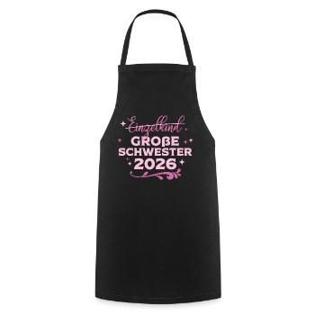 Grande Sœur Bébé Grosse 2026 - Tablier de cuisine - noir - Devant - AI Model Male 185 dark (185cm)