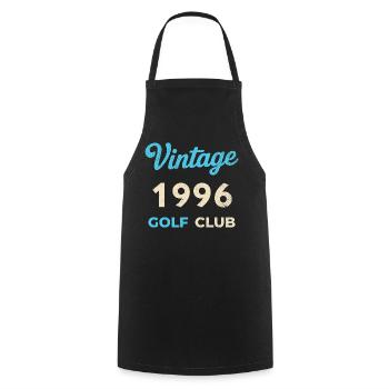Vintage 1996 Golf Club Retro Geburtsjahr Geschenk - Kochschürze - Schwarz - Vorne - AI Model Male 185 dark (185cm)