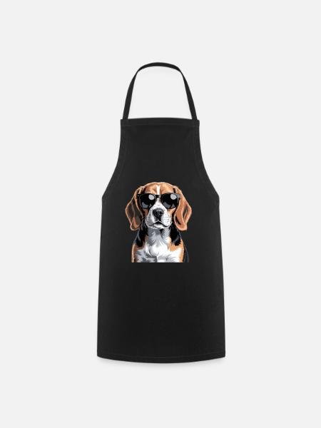 Beagle - Kochschürze - Schwarz