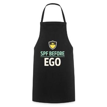 Spf Culture Identity Skin Care Humor - Cooking Apron - black - Front - AI Model Male 185 dark (185cm)