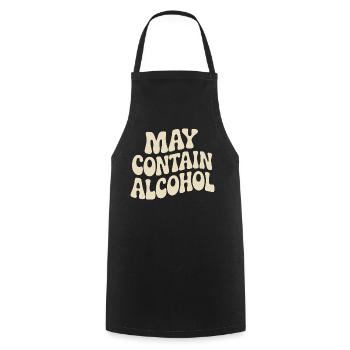May Contain Alcohol Alkohol Mallorca Saufen JGA - Cooking Apron - black - Front - AI Model Male 185 dark (185cm)