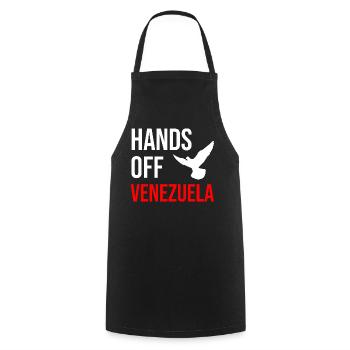 HANDS OFF VENEZUELA - Kochschürze - Schwarz - Vorne - AI Model Male 185 dark (185cm)