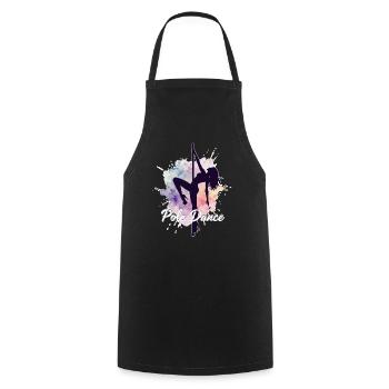 Danseurs en barre à la barre Aquarelle Cadeau fort - Tablier de cuisine - noir - Devant - AI Model Male 185 dark (185cm)