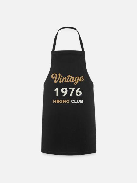 Vintage 1976 – Sailing Club Retro Geburtsjahr - Kochschürze - Schwarz