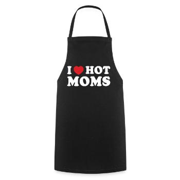 T-shirt slogan rétro rétro de maman - Tablier de cuisine - noir - Devant - AI Model Male 185 dark (185cm)