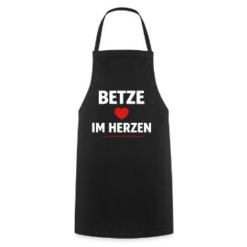 Betze in the Heart – Maillot de supporter de Kaiserslautern - Tablier de cuisine - noir - Devant - AI Model Male 185 dark (185cm)