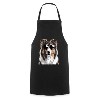 colley - Tablier de cuisine - noir - Devant - AI Model Male 185 dark (185cm)