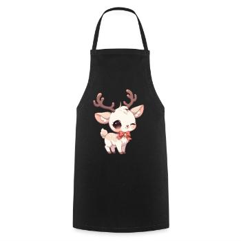 Renne Renne - Tablier de cuisine - noir - Devant - AI Model Male 185 dark (185cm)