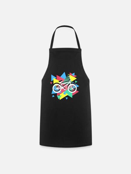 BMX Biking Geometric - Kochschürze - Schwarz