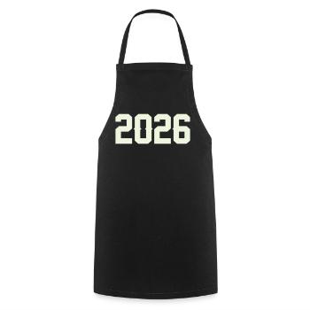 2026 - Cooking Apron - black - Front - AI Model Male 185 dark (185cm)