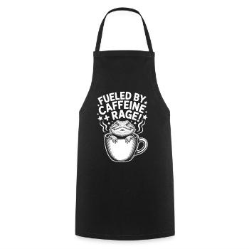 Coffee Sayings Caffeine Funny Coffee Gift - Cooking Apron - black - Front - AI Model Male 185 dark (185cm)