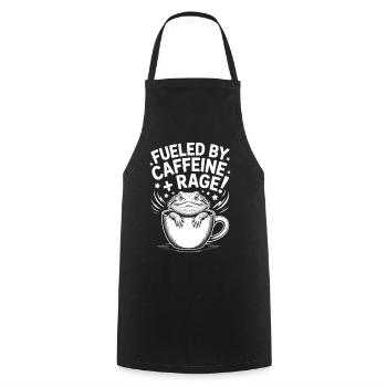 Coffee Sayings Caffeine Funny Coffee Gift - Cooking Apron - black - Front - AI Model Male 185 dark (185cm)