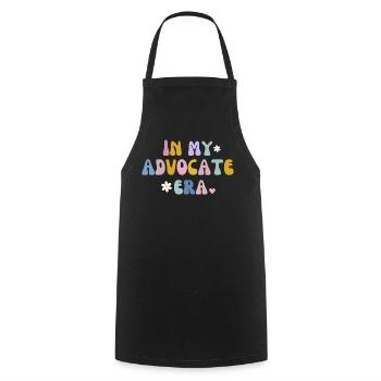 À mon époque d’avocat - Tablier de cuisine - noir - Devant - AI Model Male 185 dark (185cm)