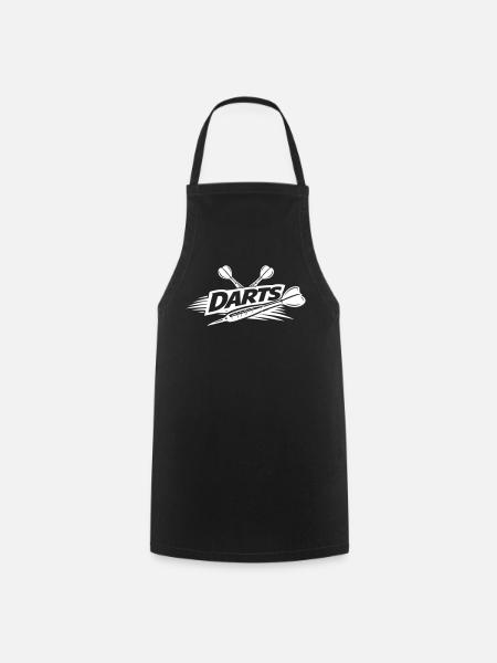 Darts Dartpfeil - Kochschürze - Schwarz