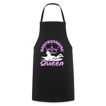 Surfing Surfboarder Bodyboarder - Cooking Apron - black - Front - AI Model Male 185 dark (185cm)