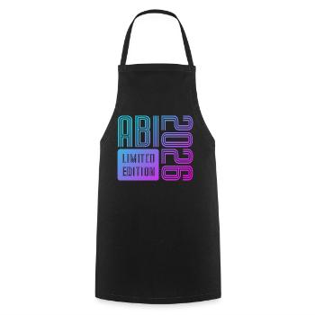 ABI 2026 Vintage Neon Limited Edition - Cooking Apron - black - Front - AI Model Male 185 dark (185cm)
