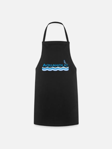 AQUAHOLIC - Kochschürze - Schwarz