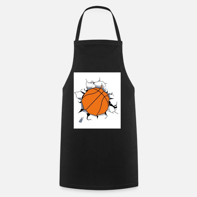 basketball - Cooking Apron - black