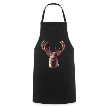 Renne Renne - Tablier de cuisine - noir - Devant - AI Model Male 185 dark (185cm)