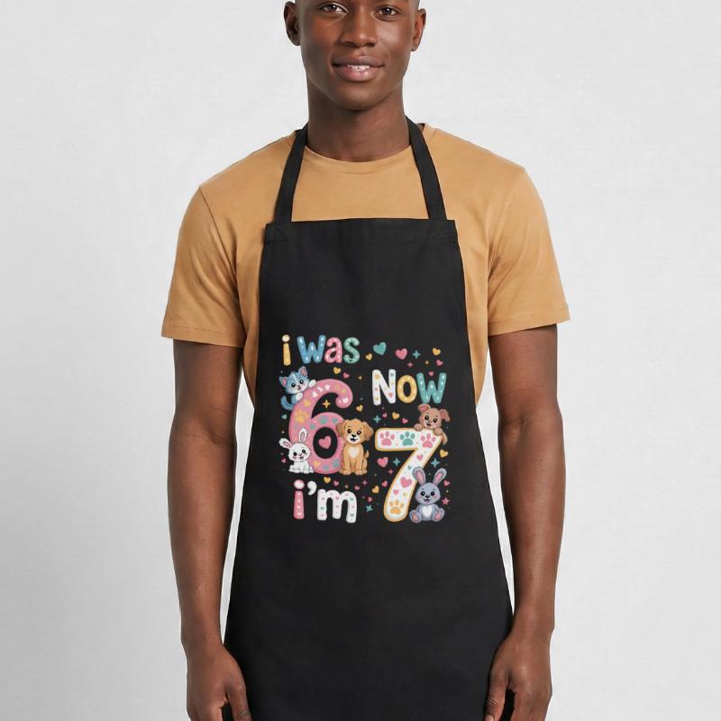 J’avais maintenant 6 ans, 7 ans Tablier de cuisine